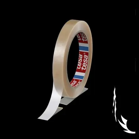 Produktfoto 1 von Tesa 4104 Packband, Polyvinylchlorid, Klar, Stärke 65 mm, 15mm x 66 m