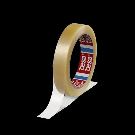 Produktfoto 1 von Tesa 4204 Packband, Polyvinylchlorid, Klar, Stärke 59 μm, 19mm x 66 m