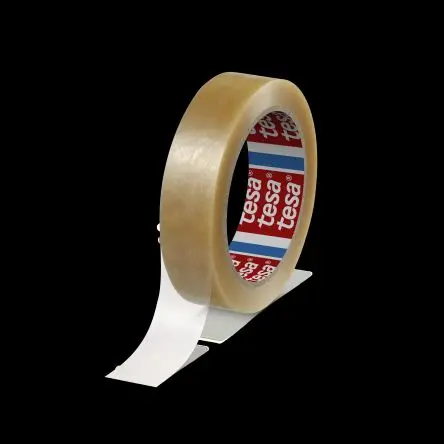 Produktfoto 1 von Tesa 4204 Packband, Polyvinylchlorid, Klar, Stärke 59 μm, 25mm x 66 m