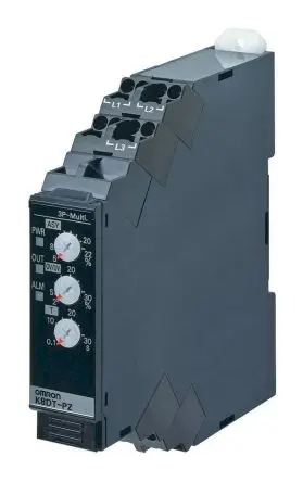 Produktfoto 1 von Omron K8DT-PZ Überwachungsrelais 3-phasig, SPST DIN-Hutschiene