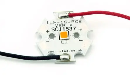 Produktfoto 1 von Intelligent LED Solutions LED-Array DURIS S5 PowerStar Gelb, 1-LEDs, Ø 20 mm Außen-ø 45 lm-Typ 2 mm