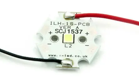 Produktfoto 1 von Intelligent LED Solutions LED-Array DURIS S5 PowerStar Grün, 1-LEDs, Ø 20 mm Außen-ø 170 lm-Typ 2 mm