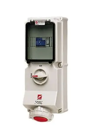 Produktfoto 1 von MENNEKES Buchsentülle Weiß, Rot, 40V 4P / 16A, Wand IP67