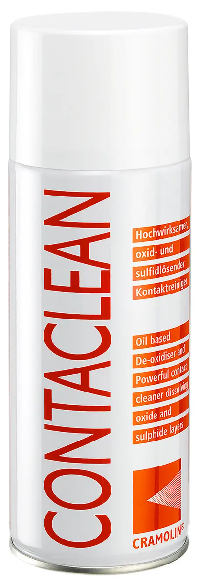 Cramolin Contaclean Kontaktspray für Relais, Elektrogeräte, Elektromotor, Kontakt Bank, Zerstäuber, 400 ml