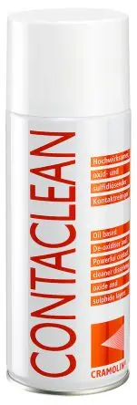 Produktfoto 1 von Cramolin Contaclean, Typ Reiniger Kontaktspray für Relais, Elektrogeräte, Elektromotor, Kontakt Bank, Zerstäuber, 400 ml