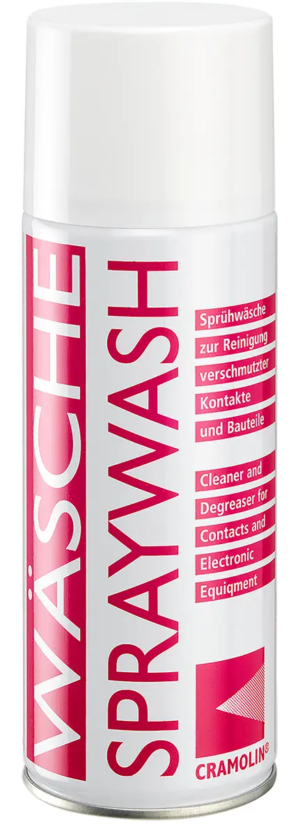 Produktfoto 1 von Cramolin Spraywash Elektrischer Reiniger für Elektromotor, Schalter, Schütz, Relais, Zerstäuber, 400 ml