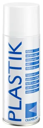 Produktfoto 1 von Cramolin PLASTIK Acryl Harz, Elektronik, Leiterplatte Konforme Beschichtung Klar, Zerstäuber -70 °C 400 ml 120 °C