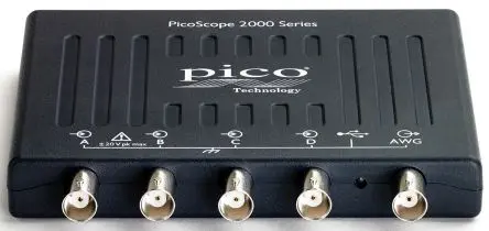 Produktfoto 1 von Pico Technology PicoScope 2000 PC basiert Oszilloskop 50 MHz 4-Kanal