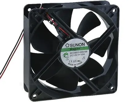 Produktfoto 1 von Sunon ME Axiallüfter, Vapo, 12V dc / 10 W 833 mA, 3100 U/min, 234.5 m³/h IP0 120 mm 120mm 38 mm