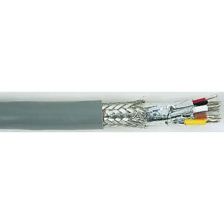 Produktfoto 1 von Alpha Wire Alpha Essentials Coaxial Cable Cat.5 Ethernet-Kabel, 30 m, Grau 4 Abgeschirmt Geschirmt, Aussen ø 10.19 mm