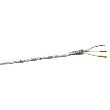 Produktfoto 1 von TE Connectivity M27500 Schaltdraht, 18 AWG 100 m Weiß Ø 4.39 mm 19 Litzen Ethylen-Tetrafluorethylen
