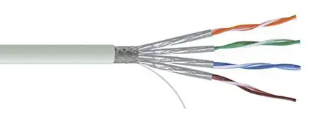 Produktfoto 1 von RS PRO Cat7 Ethernet-Kabel, 100 m, Grau S/FTP, Polyvinylchlorid