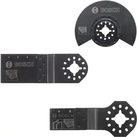 Produktfoto 1 von Bosch Multifunktionswerkzeug-Zubehör Vibrationssägeblätter-Satz für Multitools 3-Stk