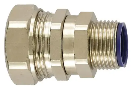 Produktfoto 1 von Flexicon LTP - C-S Messing Kabelrohr Befestigung Kabelrohr M20 16 mm Nickel-Finish IP67, IP68, IP69K, IP66
