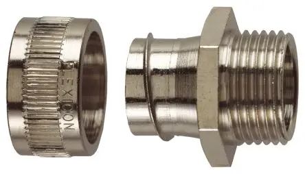 Produktfoto 1 von Flexicon SSU M Edelstahl 316 Kabelrohr Befestigung Kabelrohr M12 x 1.5 12 mm IP40