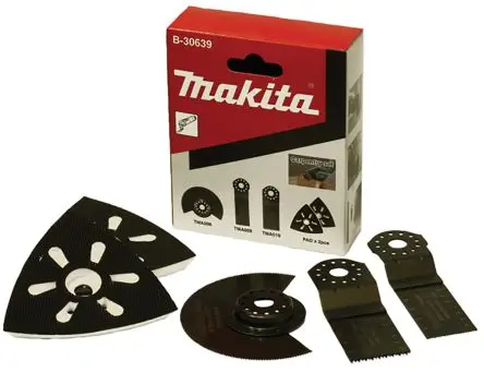 Produktfoto 1 von Makita Multifunktionswerkzeug-Zubehör für Multitools 5-Stk