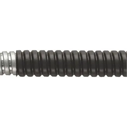 Produktfoto 1 von Flexicon FSU Kabelrohr Polyvinylchlorid Polyvinylchlorid, Ø 75 mm nom., Schwarz x 10 m IP54