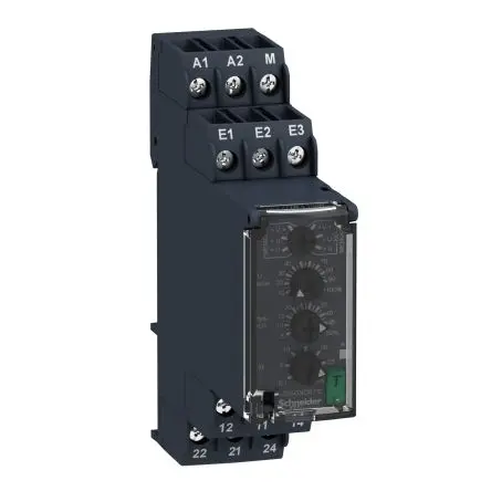 Produktfoto 1 von Schneider Electric Harmony Control Überwachungsrelais 1-phasig, 2-poliger Umschalter DIN-Hutschiene