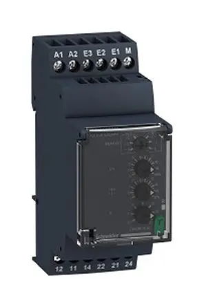 Produktfoto 1 von Schneider Electric Harmony Control Überwachungsrelais 3-phasig, 2-poliger Umschalter Überstrom, Unterstrom 150mA - 15A,