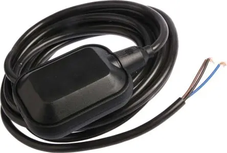Produktfoto 1 von Flowline Switch-Tek PP Schwimmerschalter Vertikal / 10 A, 1-poliger Umschalter, 0°C → +50°C, mit 4.3m Leitung