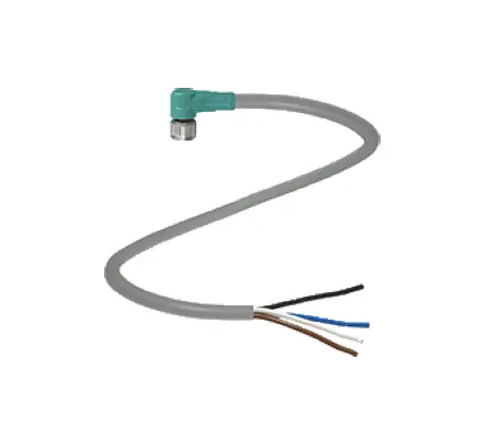Pepperl + Fuchs V31-WM-2M-PUR, 4-polig Sensor-Betätigungselementkabel, Rechtwinklig Buchse / Nicht abgeschlossen, Länge
