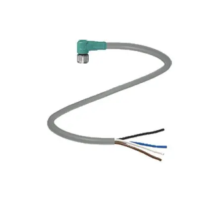 Produktfoto 1 von Pepperl + Fuchs V31-WM-2M-PUR, 4-polig Sensor-Betätigungselementkabel, Rechtwinklig Buchse / Nicht abgeschlossen, Länge