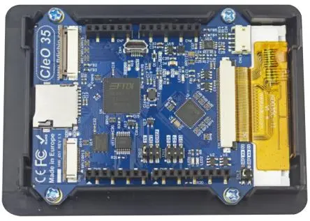 Bridgetek CleO35 Arduino kompatibles Display Resistiver Touchscreen 3.5 in, 320 x 480 pixels, für Arduino