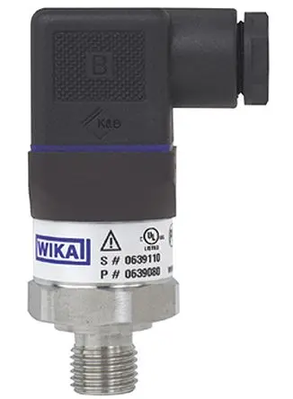 Produktfoto 1 von WIKA A-10 Drucksensor 0 bar, Analog 1 bar, für Flüssig, Gas