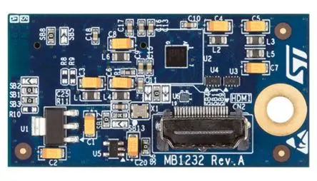Produktfoto 1 von STMicroelectronics DSI-zu-HDMI-Adapterplatine zum Einsatz mit ST-Starterkits