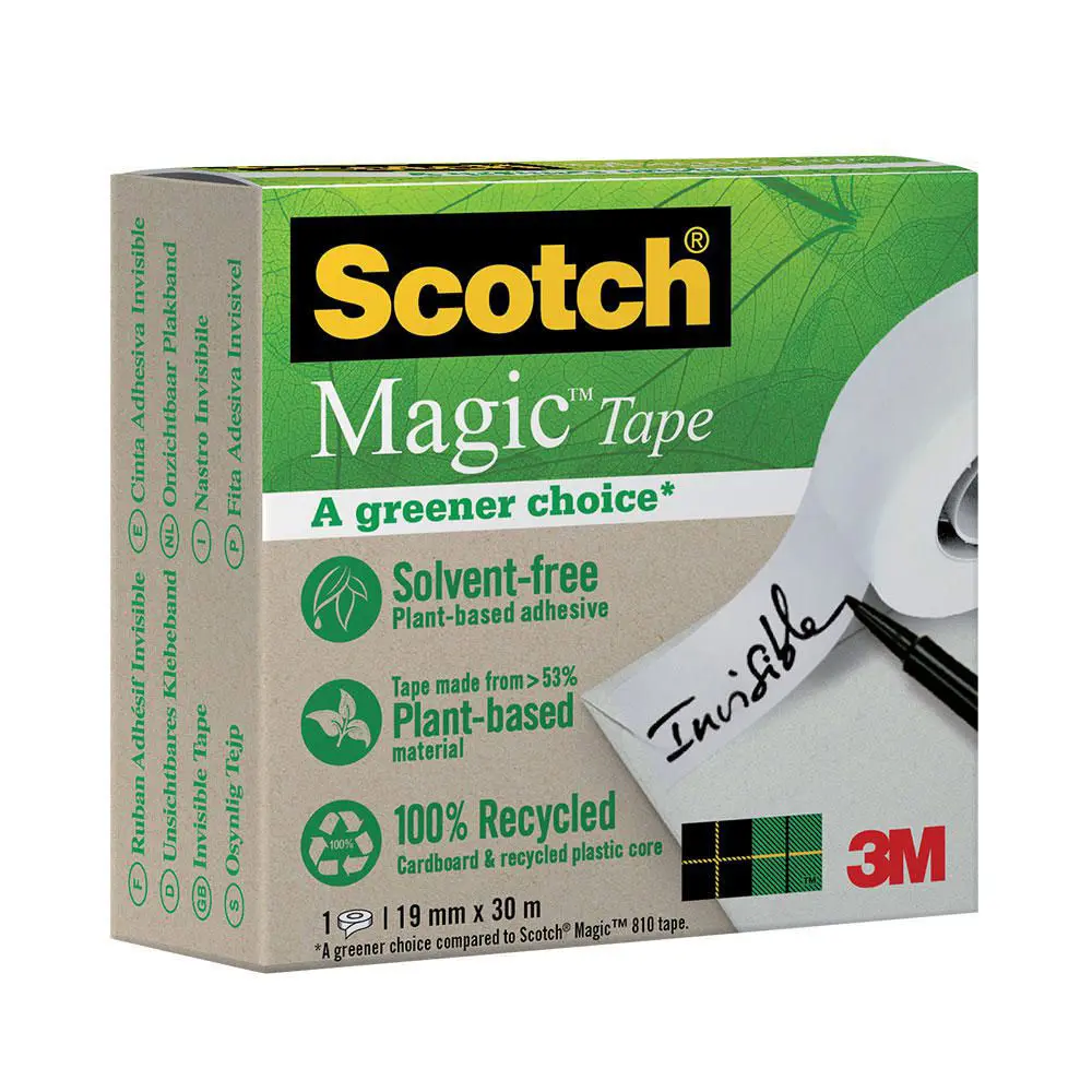 Produktfoto 1 von 3M Büroband Klar, 19 mm x 30 m, Magic Tape
