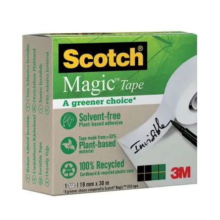 Produktfoto 1 von 3M Büroband Klar, 19mm x 30 m, Magic Tape