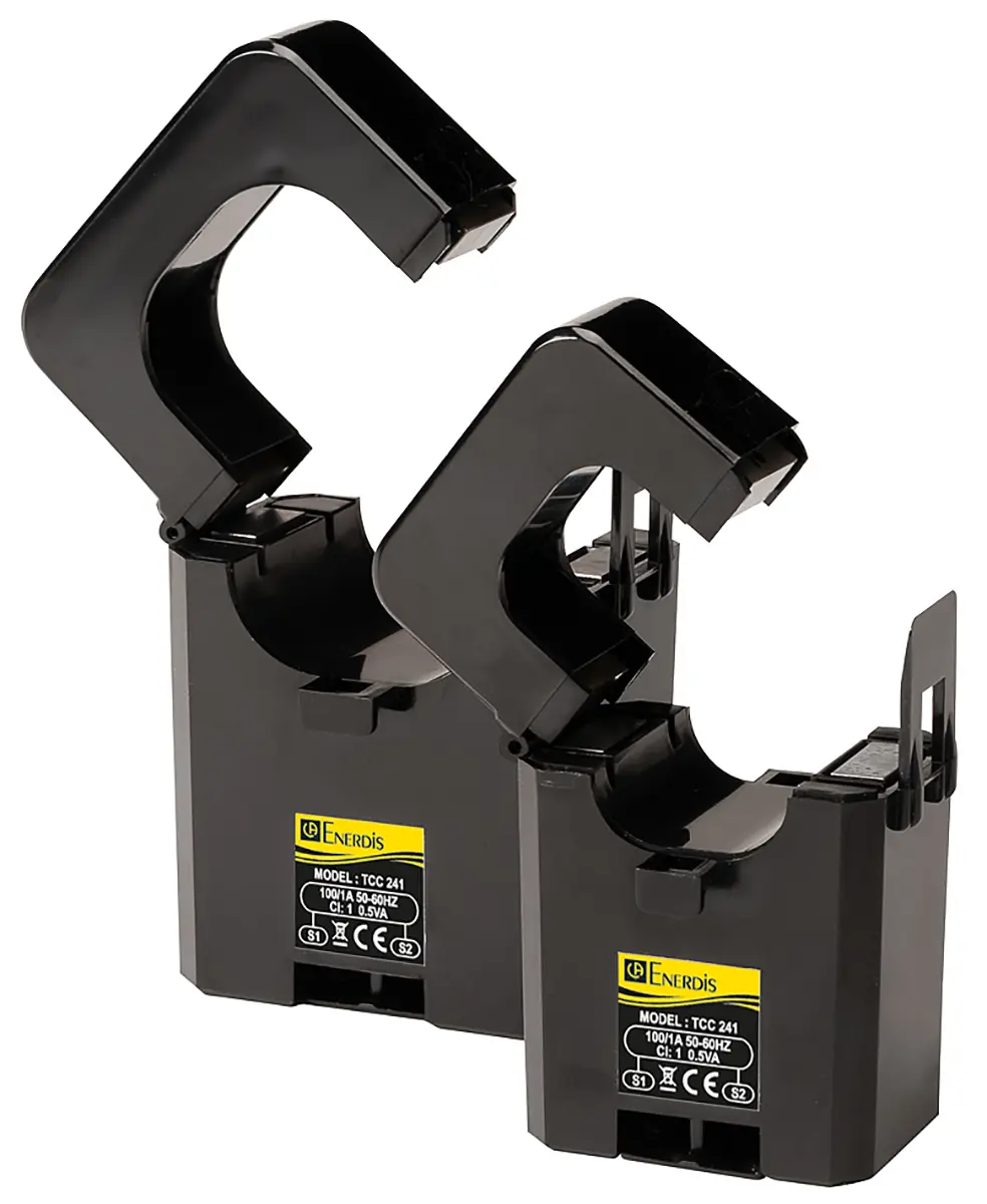 Produktfoto 1 von Chauvin Arnoux TC CLIP Stromwandler Klappkern, Steckbar, 100:1 100A, Leitermaß 24mm