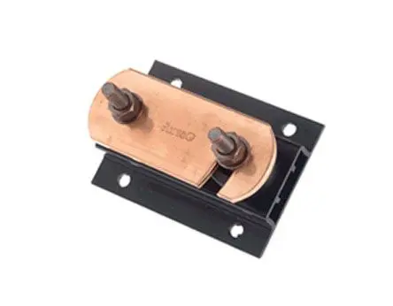 Produktfoto 1 von WJ Furse Kupfer Erdungsschiene, 90mm x 90 mm x 125 mm, 2 Anschlüsse