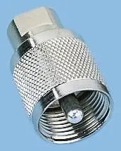Produktfoto 1 von Telegärtner HF Adapter, 50 Ω, Gerade, 200Hz Stecker Stecker, Koaxial Nennspannung