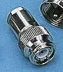 Produktfoto 1 von Telegärtner HF Adapter, 50 Ω, Gerade, 4Hz Stecker Stecker, Koaxial Nennspannung