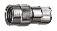 Produktfoto 1 von Telegärtner HF Adapter, 50 Ω, Gerade, 200Hz Stecker Stecker, Koaxial Nennspannung