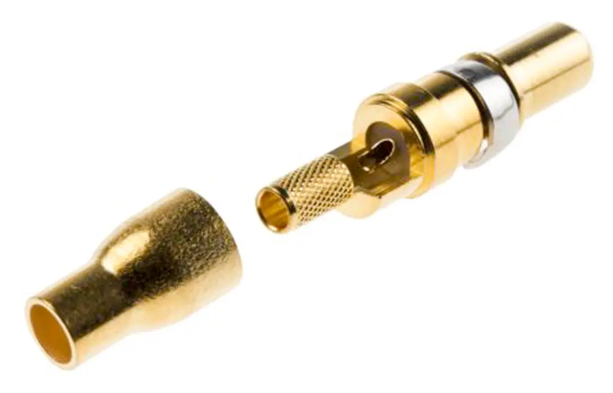 Produktfoto 1 von FCT from Molex 173112 D-Sub Steckverbinder Koaxialkontakt, Stecker Lot, Kupferlegierung, Gold über Nickel, 2.7 mΩ max 10
