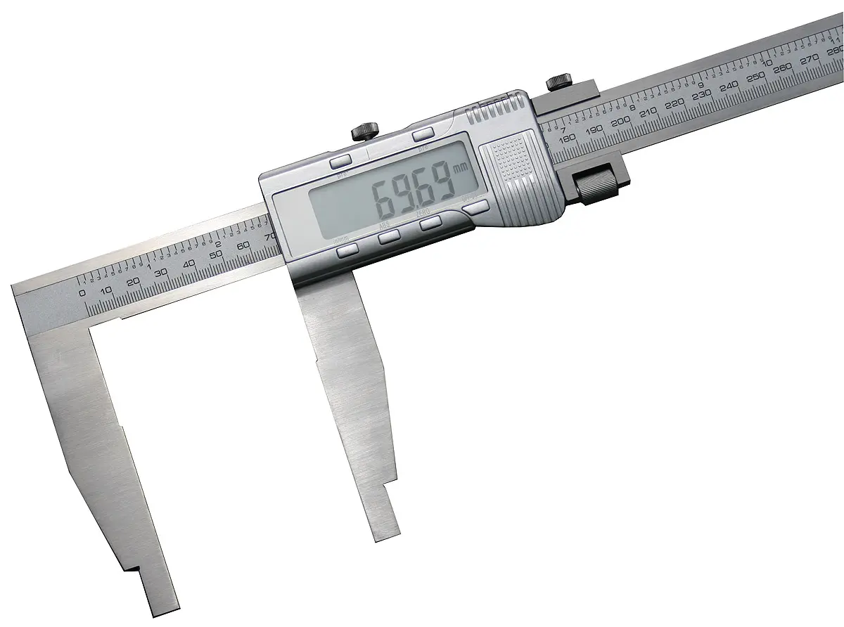 Produktfoto 1 von RS PRO 600 mm Digital Digital Zoll, Metrisch Messschieber / ±0.02 mm 0.01 mm