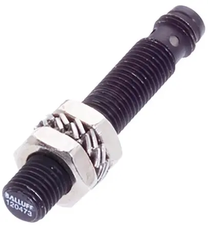 Produktfoto 1 von BALLUFF M8 Induktiver Näherungssensor, Gewinderohr PnP / 150mA 1.5 mm, IP67 30 V dc