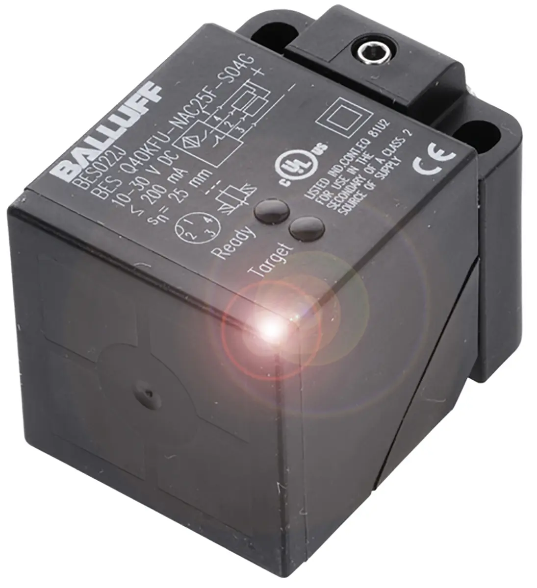 Produktfoto 1 von BALLUFF M12 Näherungssensor Induktiv, Kubisch 15 mm PNP 10 → 30 V dc / 200 mA NO/NC, IP67