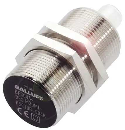 Produktfoto 1 von BALLUFF M30 Induktiver Näherungssensor, Gewinderohr PnP / 200mA 15 mm, IP67 250 V ac 30 V dc