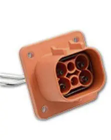 Produktfoto 1 von Amphenol Industrial Epower Lite EV-Steckverbinder, RADSOK-Buchse mit HVIL 70A, 2-reihig, 4-polig, Stecker, 10mm², Buchse