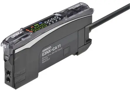 Produktfoto 1 von Omron Kunststoff PnP Faseroptik Verstärker 10 mm Vorverdrahtet M12 IP20 50μs 30V dc Weiße LED / 1.08 W
