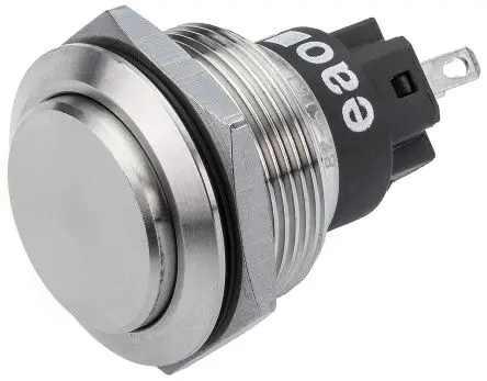 Produktfoto 1 von EAO 82 Druckschalter Tastend Panel Ø 22 mm, 1-poliger Umschalter / 3A 240 V dc 240 V ac, IP65, IP67