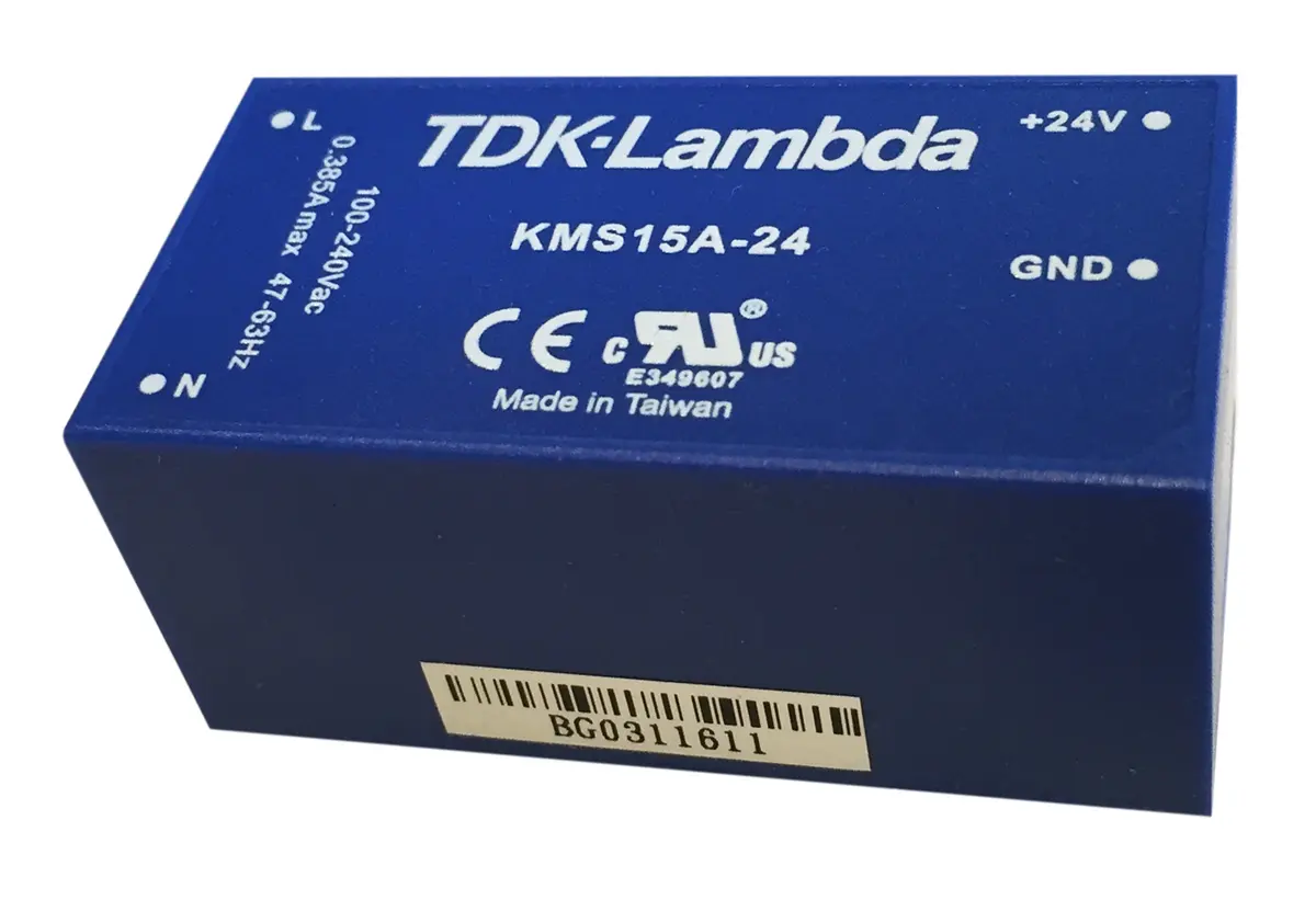 Produktfoto 1 von TDK-Lambda Schaltnetzteil, 5V dc / 3A 15W 120 → 370 V dc, 90 → 264 V ac Gekapselt, Medizin-Zulassung,