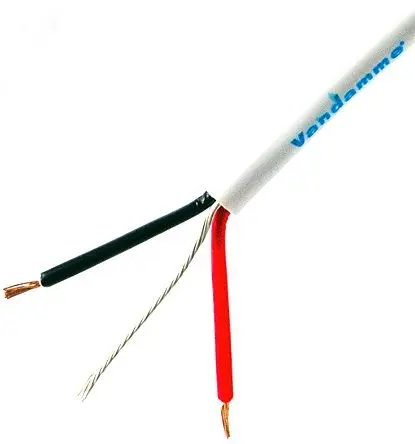 Produktfoto 1 von Van Damme Ecoflex 1 Audiokabel Geschirmt, L. 100 m Weiß