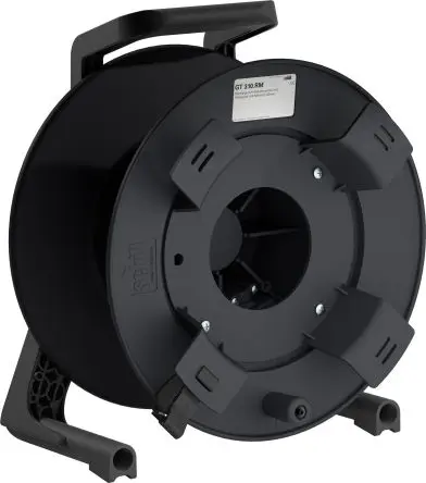 Produktfoto 1 von RS PRO VDGT Leere Kabelrolle Leere Kabelrolle 12 mm 30 m max., 367 mm 310 mm Gummi