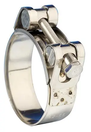 Jubilee Edelstahl Schlauchschelle Bolzenschraube, mit Schraubkopfschraube 19 mm
