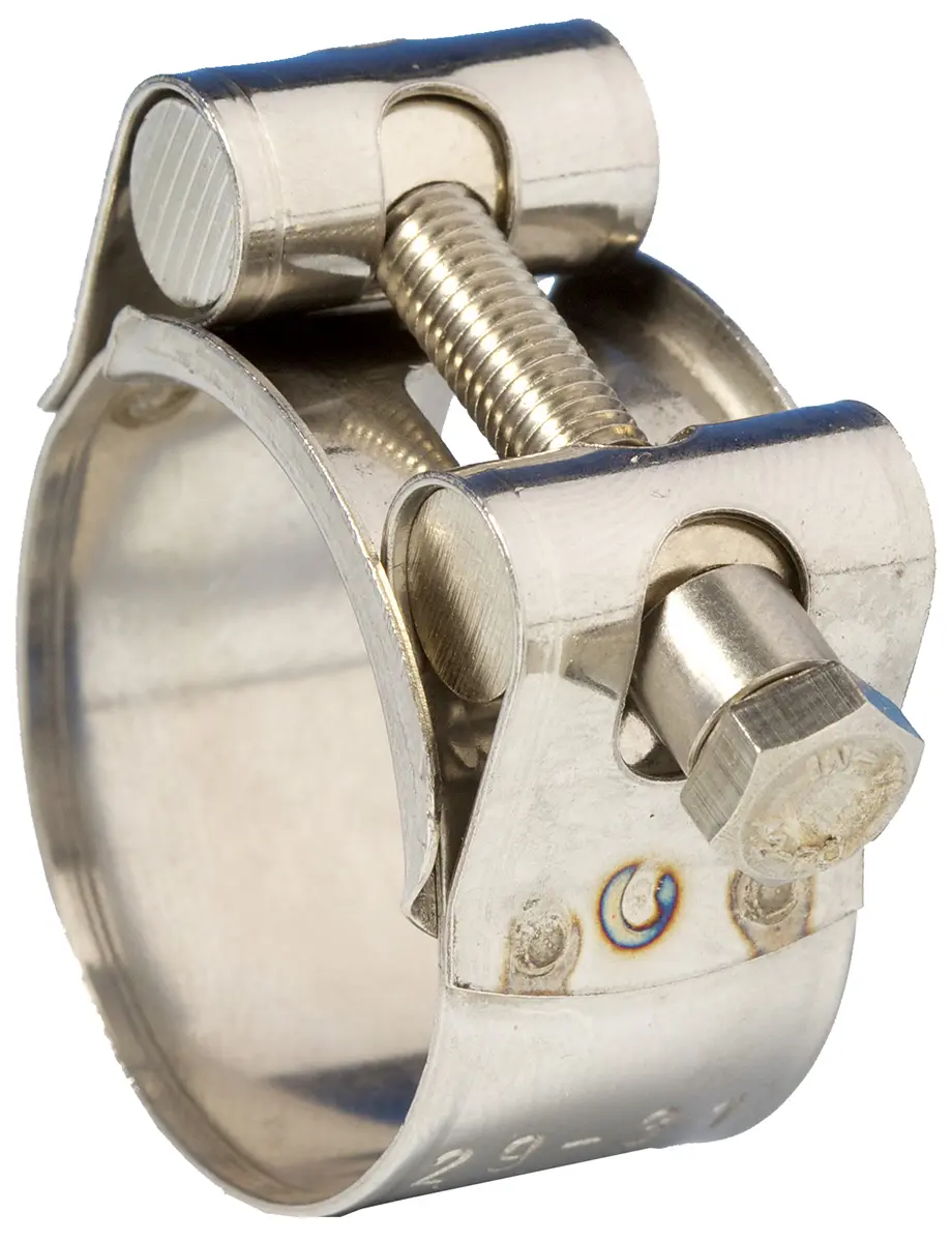 Produktfoto 1 von Jubilee Edelstahl Schlauchschelle Bolzenschraube, mit Schraubkopfschraube 31 mm