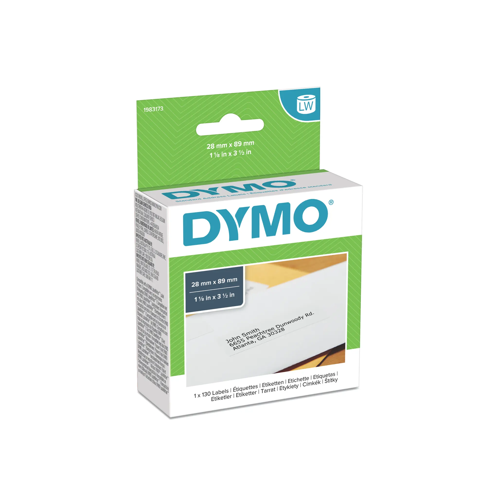 Produktfoto 1 von Dymo Etikette auf Rolle B. 89 mm für Dymo 450, Dymo 4XL, Dymo Wireless, Dymo 450 Turbo, Dymo 450 DUO, Dymo 450 Twin